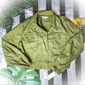 TEN SIXTY SHERMAN OLIVE GREEN UTILITY JACK…